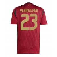 Belgien Arthur Vermeeren #23 Fußballbekleidung Heimtrikot EM 2024 Kurzarm